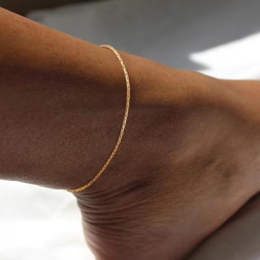 Imagem de Tornozeleira para mulheres, joia de pé, pulseira de cobra