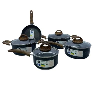 Imagem de Jogo De Panelas Antiaderente Indução 5 Pcs Smart Plus Brinox