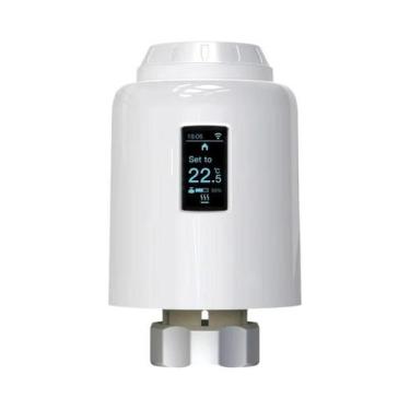 Imagem de Válvula Termostática Programável ZigBee Com WiFi Inteligente, Controla