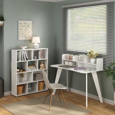Imagem de Conjunto Sala de Estar: Escrivaninha Sofia + Estante Book
