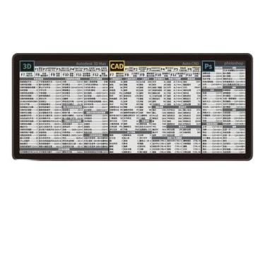 Imagem de Mouse Pad, atalho grande, tapete de mouse 80x30cm para foto CAD - yiwe