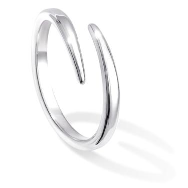 Imagem de Anéis grossos de ouro não manchados para mulheres, anéis de cúpula banhados a ouro 14K, aliança de casamento masculina empilhável, joia tamanho 5-15, 11, Aço inoxidável, Sem pedra preciosa