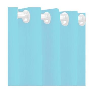 Imagem de Cortina Blackout 2,80 X 2,50 Colecao Nova - Admirare, Azul Claro