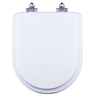 Imagem de Tampa De Vaso Sanitario Com Amortecedor Nexo Branco Para Bacia Roca - 