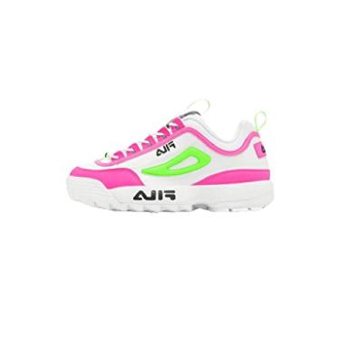 Imagem de Fila Little Kid/Big Kid Banchee 3 Sneaker,Black/White/Dazzle Blue,6 M US Big Kid