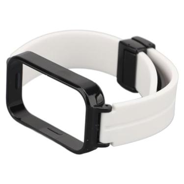 Imagem de Generic Pulseira de Relógio Magnética, Pulseira de Silicone Leve e Adequada para a Pele para 9 Ativos (Branco)