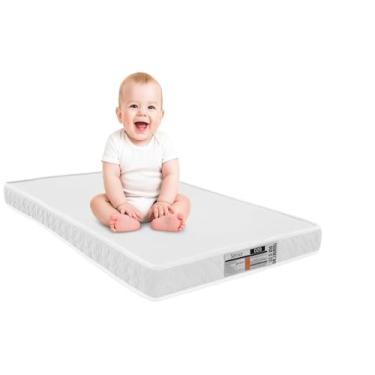 Imagem de Colchão Bebê Para Berço Americano 130cm x 70cm Sensor, Antialérgico e Antifungos