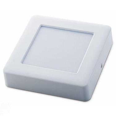 Imagem de Plafon Led Tramontina Quadrado De Sobrepor 1000 Lm 12 W Bivolt 3000 K Luz Amarela Tramontina