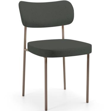 Imagem de Cadeira Decorativa Sala De Jantar Melina Base Arena L02 Linho Verde Musgo - Lyam Decor