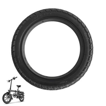 Imagem de Pneu sólido de bicicleta de 14 x 2,125, pneu sólido sem câmara de ar, para bicicleta elétrica de 14 polegadas [à prova de perfuração] [antiderrapante] [resistente ao desgaste]