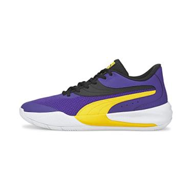 Imagem de PUMA Tênis masculino de basquete triplo baixo, Prism Violeta Amarelo, 10