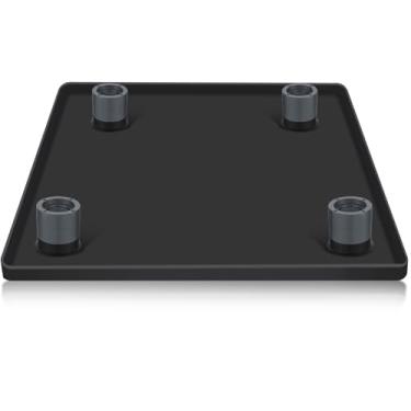 Imagem de AILAHLOE Tapete de silicone de 60 x 60 cm com 4 raisers de base resistente para minigeladeira, ar-condicionado, geladeira, congelador profundo, lavadora, secadora, bandeja de gotejamento, almofadas