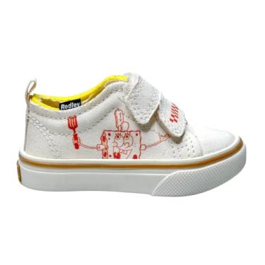Imagem de Tênis Redley Clip Infantil Collab Bob Esponja Off White Amarelo