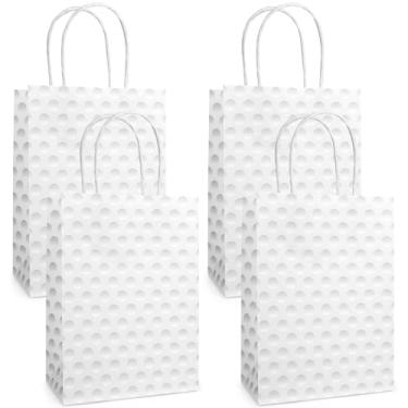 Imagem de Lemicin Pacote com 12 sacos de guloseimas de golfe, decorações de festa com tema de golfe, saco de doces com alça para lembrancinhas de festa para crianças, meninos, aniversário, chá de bebê