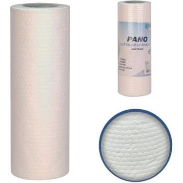 Imagem de Rolo de Pano Ultra Absorvente Multiuso, Viscose e Poliéster, 100 Folhas, 25x30cm, 320g, PP com Polpa de Madeira