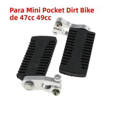 Imagem de Pedais Traseiros Para Mini Moto 47cc 49cc, Apoios Para Os Pés, Acessór