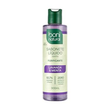 Imagem de Sabonete Líquido de Lavanda e Menta, Vegano e Natural, Altamente Hidratante e Perfumado, Boni Natural, 300ml