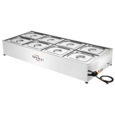 Imagem de Buffet Térmico de Bancada Spolu 8 Cubas 220V SPL-508BC