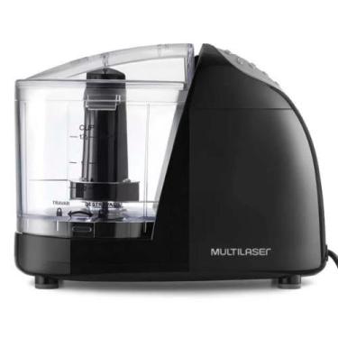 Imagem de Mini Processador de Alimentos 350ml Preto, 220V, 100W, CE077  MULTILAS