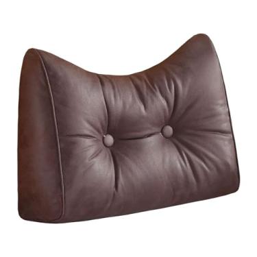 Imagem de Generic Almofada de apoio para as costas Almofada de cintura Lavável em casa Multiuso com zíper Poltrona reclinável ergonômica de apoio para as costas de, Café Marrom