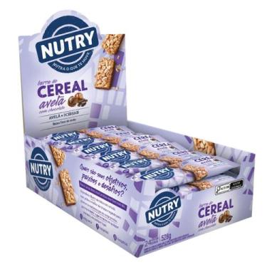 Imagem de Barra de Cereais Nutry Avelã com Chocolate 24 Unidades 22g, Avelã Com 