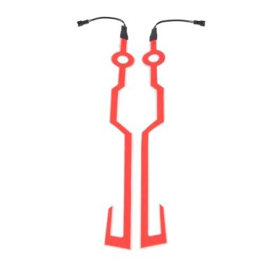 Imagem de Garosa Faixa de Luz LED para Capacete para Motocicletas, Luz de Segurança à Prova d'água Em PVC Com 3 Modos, Traseira LED de Alto Brilho para Capacetes de Bicicleta e Atividades Ao Ar Livre