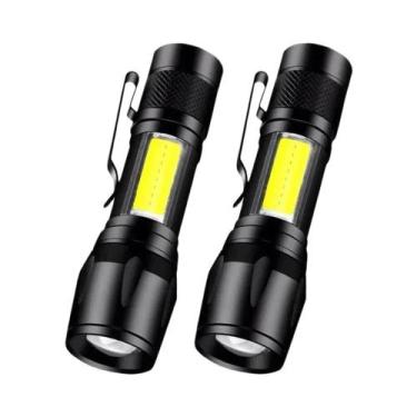 Imagem de Lanterna LED Super Brilhante Recarregável Por USB, Tocha Portátil De A