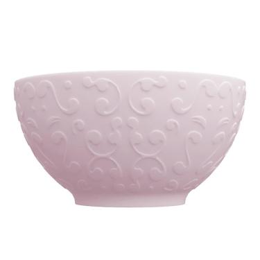 Imagem de Bowl Tigela Sobremesa cor Rosa Relevo Tassel 456 ml Germer