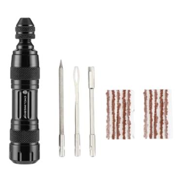 Imagem de simhoa Kit de Reparo para Pneus de Bicicleta Sem Câmara: Acessório Robusto e Eficiente, Peças de Reposição Profissionais e Instalação Simples, Preto