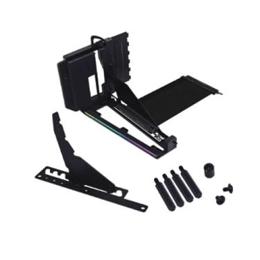 Imagem de predolo Suporte vertical para GPU, acessório para placa de vídeo, suporte de aço, fácil instalação, para montagem vertical de GPU.