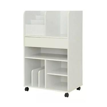 Imagem de Estante Organizadora Com Rodízios Liandra 100% Mdf (Sala)