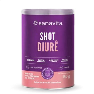 Imagem de Shot Diurê Sanavita Vegano 150g Frutas Vermelhas
