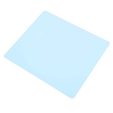 Imagem de AUNMAS Tapete Artesanal de Silicone, Grande, Antiderrapante, Resistente Ao Calor, Folha de Silicone para Moldes de Resina, Fabricação de Joias, Tapetes de Panela de Cozinha, 10,98 X 9,41 Polegadas (Azul)