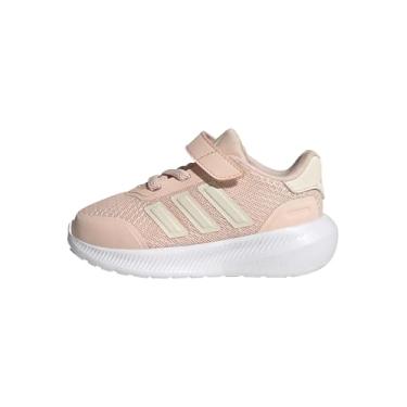 Imagem de adidas Tênis infantil feminino X_PLR Path, Rosa blush/branco maravilha, 18