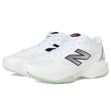 Imagem de New Balance Freezelx V5 Turf Lacrosse Tênis masculino, branco/preto/prata metálico., 6.5 Wide