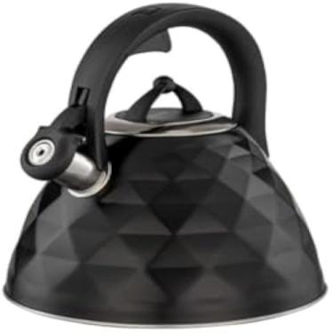 Imagem de Chaleira de aco inoxidavel com capacidade grande para ferver agua, robusta.