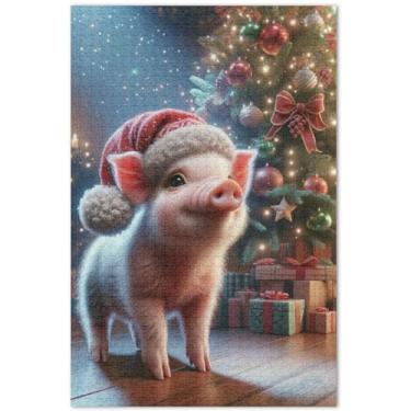 Imagem de Unicórnios roxos, cenário fantástico, quebra-cabeças de 500 peças para adultos, amigos, família, presentes, quebra-cabeça exclusivo, pintura de belas artes, 51 x 35 cm