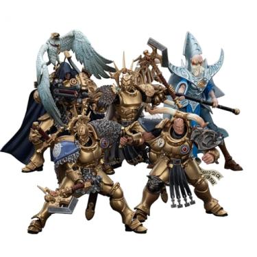 Imagem de JOYTOY - Warhammer Age of Sigmar-1:18 - Boneco Stormcast Eternals The Blacktalons Coleção 5 peças Modelo Presentes de Aniversário