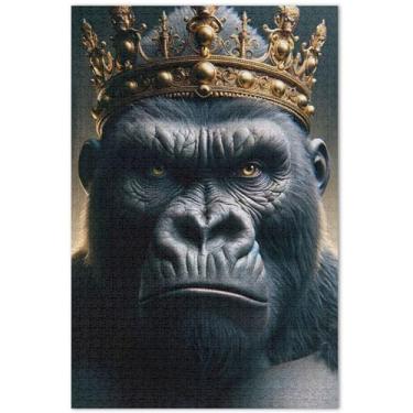 Imagem de Unicórnios roxos personalizados cenário fantástico quebra-cabeça 500 peças adultos desenhos animados animais Prime quebra-cabeças jogos tecnologia presentes, 51 x 35 centímetros