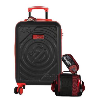 Imagem de Kit Enaldinho Mala Viagem+ Lancheira + Estojo Youtuber - Luxcel