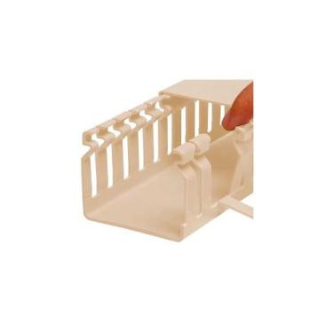 Imagem de Canaleta Recorte Aberto Creme 30x30mm 2 Metros - Dutoplast