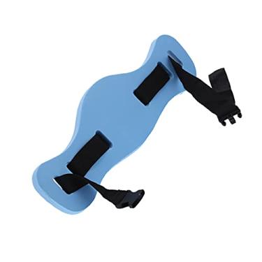 Imagem de Naroote Placa Flutuante de Natação Com Tiras de Nylon Ajustáveis, Equipamento de Exercício Aquático para Iniciantes, EVA + Nylon, 24,4x7,9in