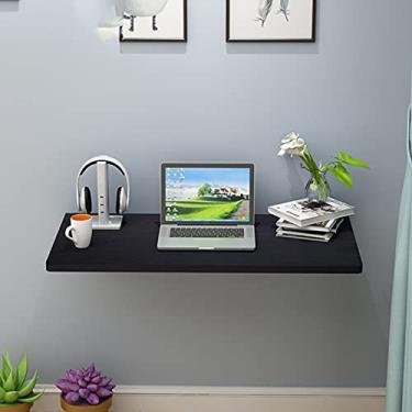 Imagem de TRGCJGH Mesa dobrável montada na parede mesa de jantar folha de gotejamento pequena mesa de madeira para pequenas economias para lavanderia sala de jantar quarto escritório cozinha bar, D-60 x 30 cm