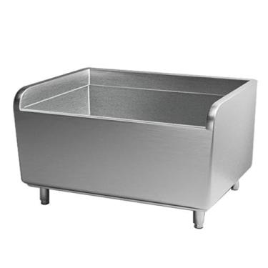 Imagem de Pia de esfregão de piso de aço inoxidável, pia de aço inoxidável independente, pia de esfregão de piso comercial com bacia profunda, pia de piso de aprofundamento de grande capacidade de aço