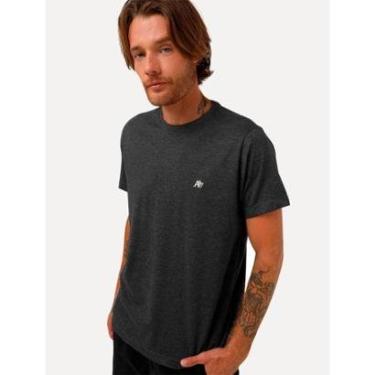 Imagem de Camiseta Aeropostale Embroidered Light Logo NYC A87 Chumbo Mescla-Masculino