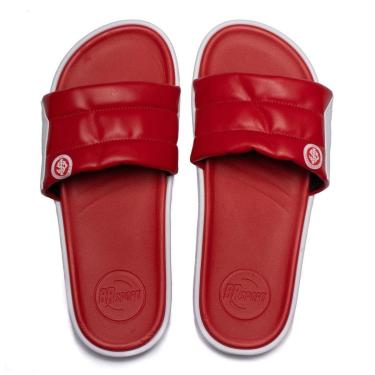 Imagem de Chinelo Slide Masculino BR Sport Internacional Vermelho/Branco-Masculino