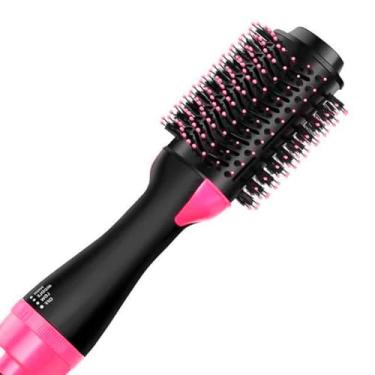 Imagem de Escova Secadora Modeladora 2 em 1 Profissional 3 Velocidades Para Secagem e Modelagem de Cabelos