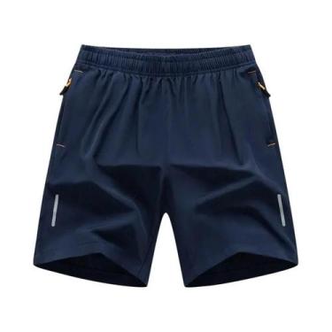 Imagem de Bermuda Casual Masculina De Seda Gelada De Secagem Rápida, Calças Espo