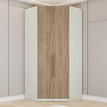 Imagem de Guarda Roupa de Canto Modulado 2 Portas Seletto Henn