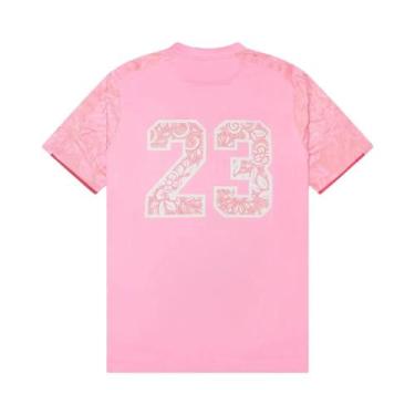 Imagem de Camiseta De Treinamento Unissex Rosa Respirável Verão 2025 Estádio Mel